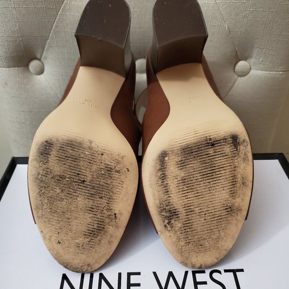 Nine West open-toe heeled sandal/bootie - Picture 5 of 6